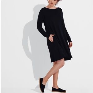 Wool& Black Rowena Swing Dress